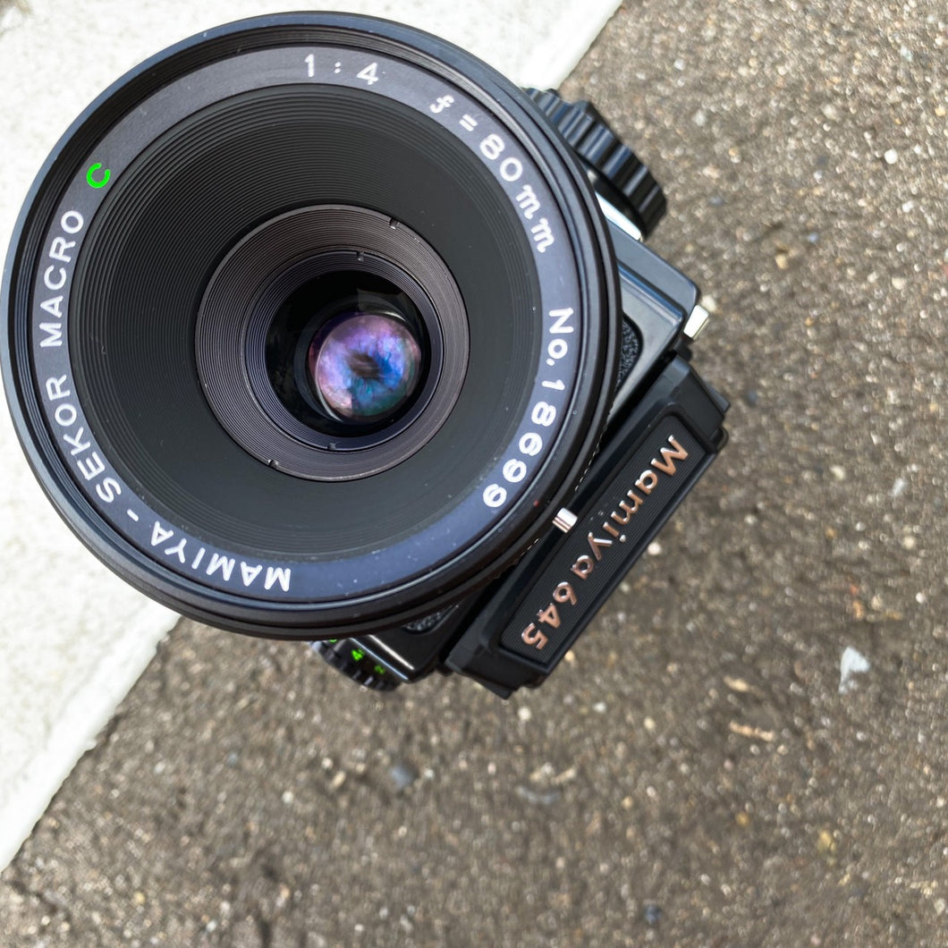 Mamiya M645 with Lens