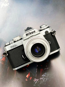 Nikon FM3A Silver with Lens