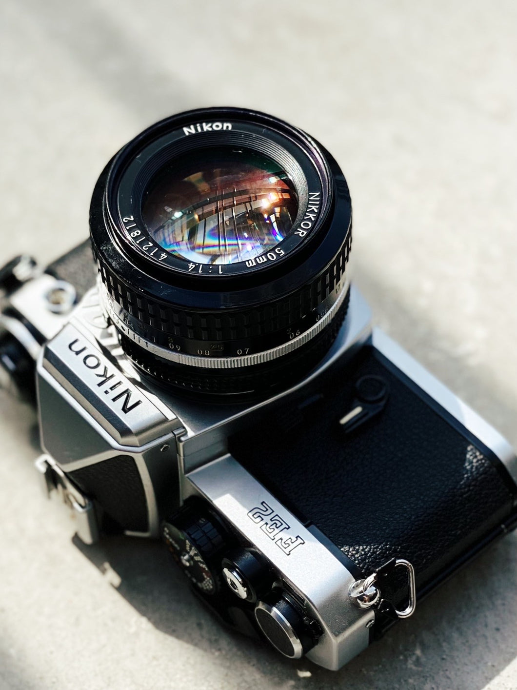 Nikon FE2 Silver with Lens