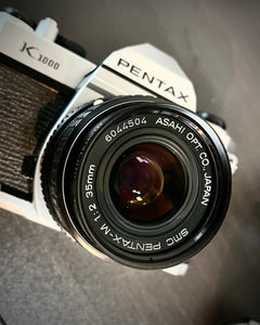 Pentax K1000 with Lens