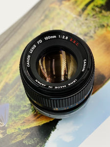 Canon Lens FD 100mm 1:2.8 S.S.C.