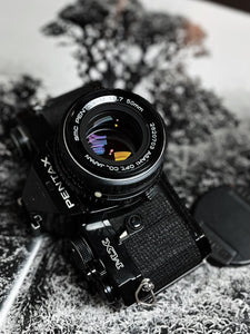 Pentax MX Black with Lens
