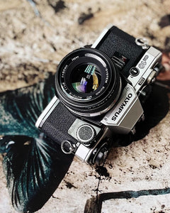 Olympus OM-10 Silver with Lens